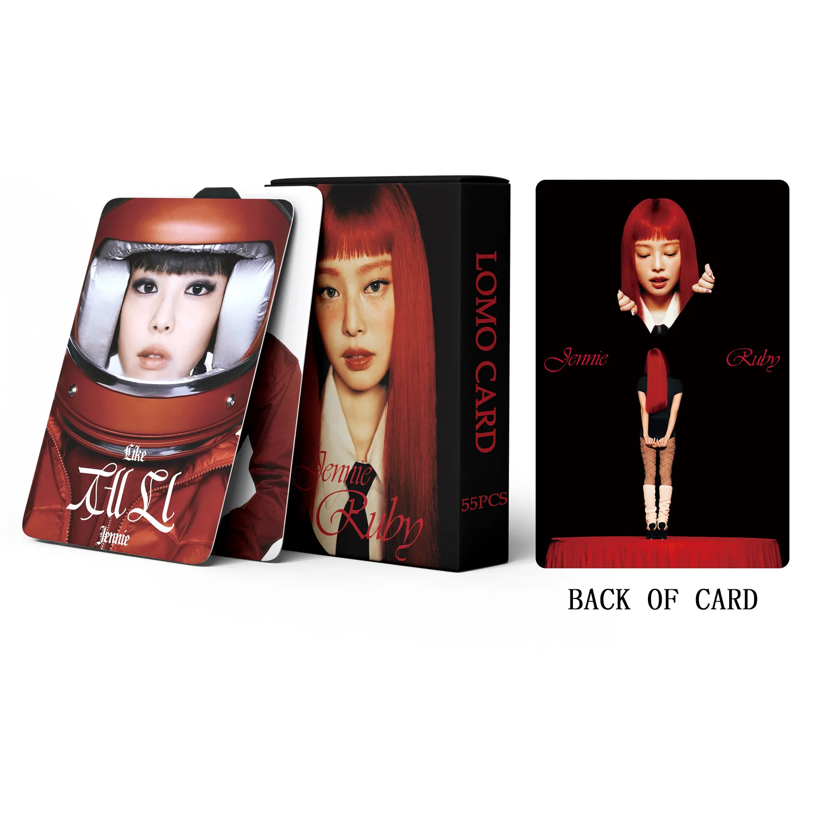 Kpop idol solo album RUBY photo cards new song Mantra lomo cards for boys and girls gifts