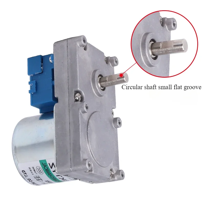 220v reduction motor Small slow speed large torque particle heating furnace motor low speed feeder synchronous synchronous geared motor