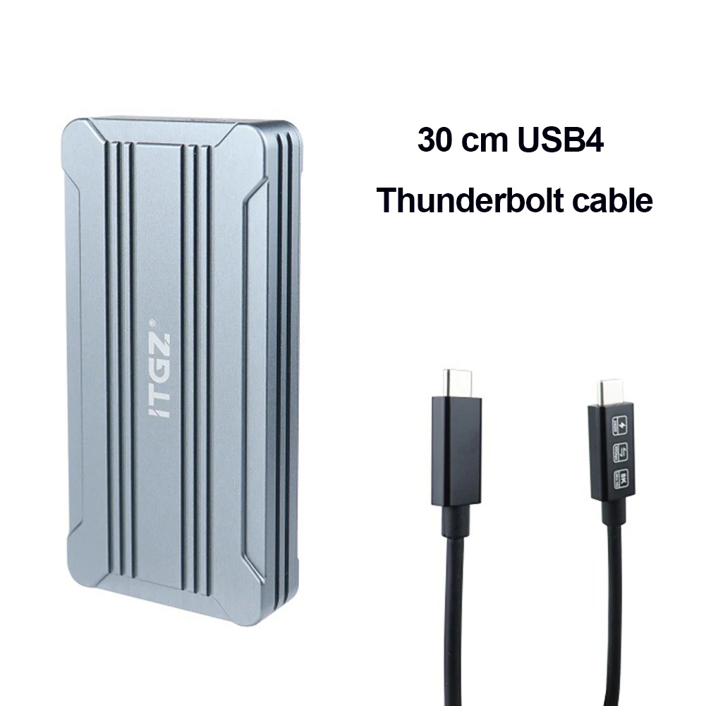 M.2 NVMe M2 SSD 인클로저, USB 4.0 40Gbps 솔리드 스테이트 드라이브 인클로저, C타입 모바일 M2 SSD 박스, 맥북 노트북용 알루미늄 합금