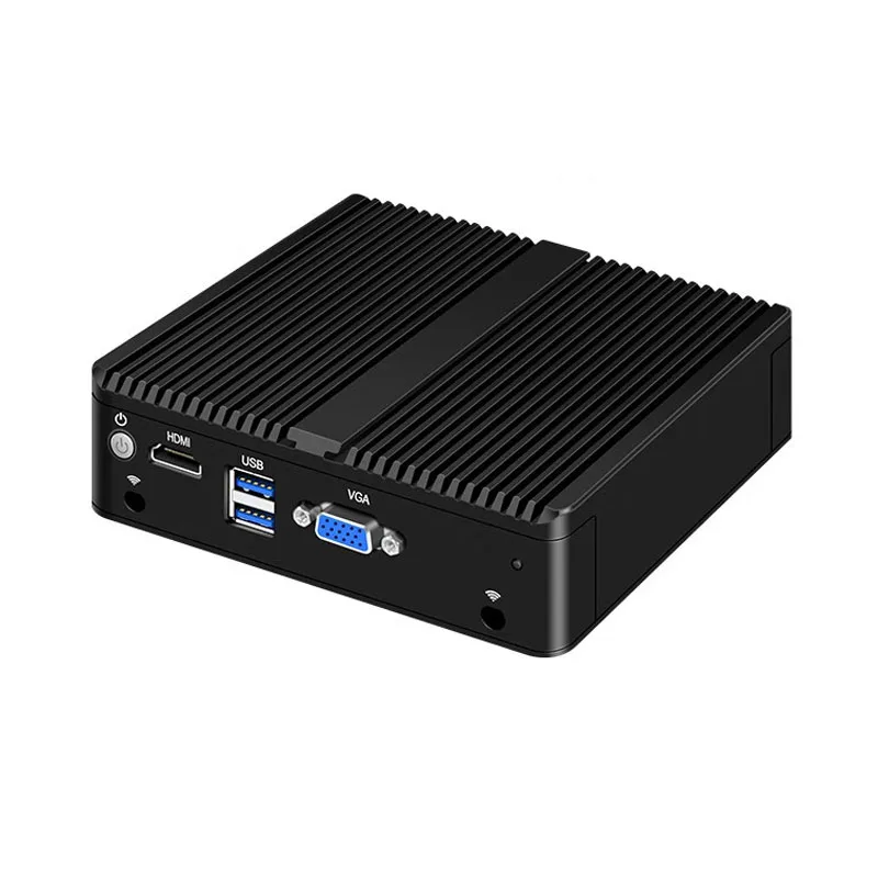Celeron J4125 Quad Core Computer Fanless Soft Router Mini PC 4*Intel i226 2.5G LAN HD VGA pfSense Firewall Appliance ESXI AES-NI 4