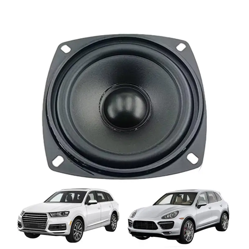 자동차 오디오 스피커, 차량 문짝 스피커, 전체 범위 주파수, 자동차 트럭용 블랙 스피커, 4 인치