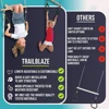 Wooden Trapeze with Plastic Gym Rings  Outdoor  Indoor Playground 2 in 1 Swing Set Accessories for Kids 4
