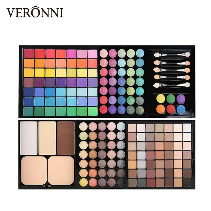 177 Color Eyeshadow Palette Lip Gloss Concealer Kit Beauty Makeup Set for Girls All-in-One Makeup Kit with Mirror Applicators 2
