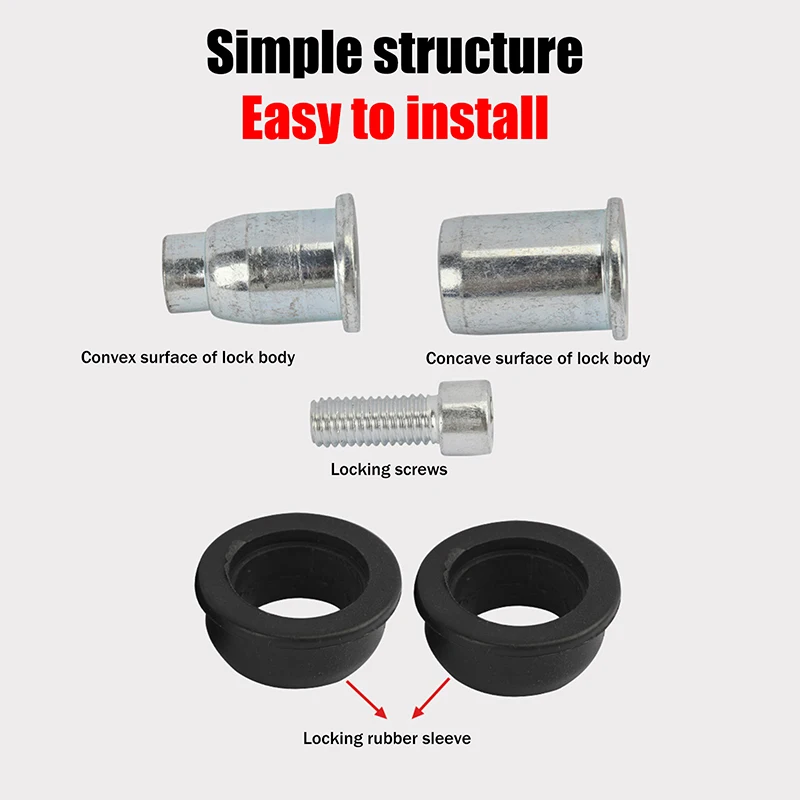 1/2Pcs 자전거 피벗 잠금 볼트 유닛 부시 충격 흡수 나사 서스펜션 프레임 28.8MM 너트 산악 자전거 부품