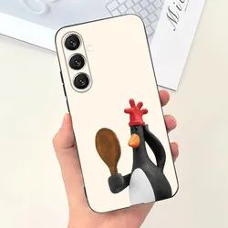 Charming Cartoon Duo Black Phone Case Cover - Samsung S21Ultra (Z1)