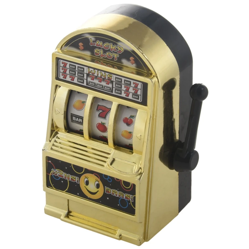 Mini Casino Jackpot Fruit Slot Machine Money Box gioco giocattolo per bambini giocattoli di decompressione per adulti Slot Machine Toy