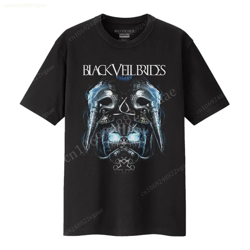 여름 검은 베일 신부 T 셔츠 남성 코튼 여성 빈티지 반팔 키즈 티 셔츠 오버 사이즈 탑 록 밴드 의류