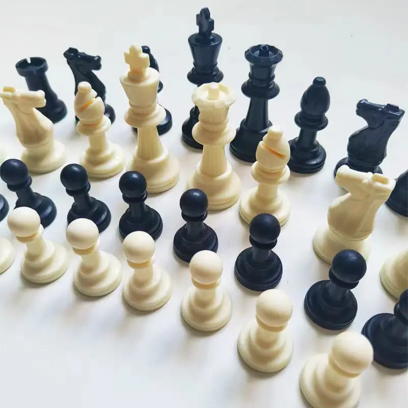 Wooden Chess Chess Pieces And Board Chess Pieces 32pcs Wooden Chess Pieces Complete Chessmen wood Chess Set Piece Accessories
