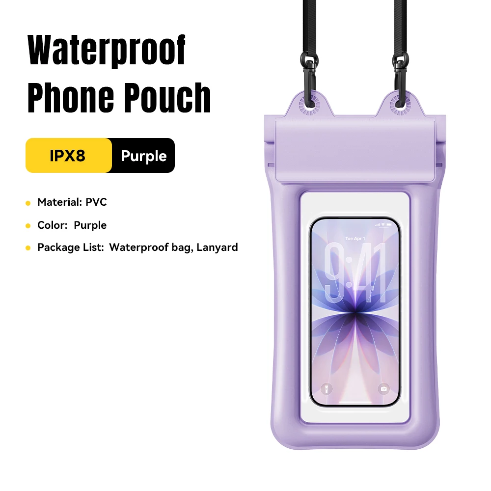 Essager Floating Waterproof Phone Case with Strap