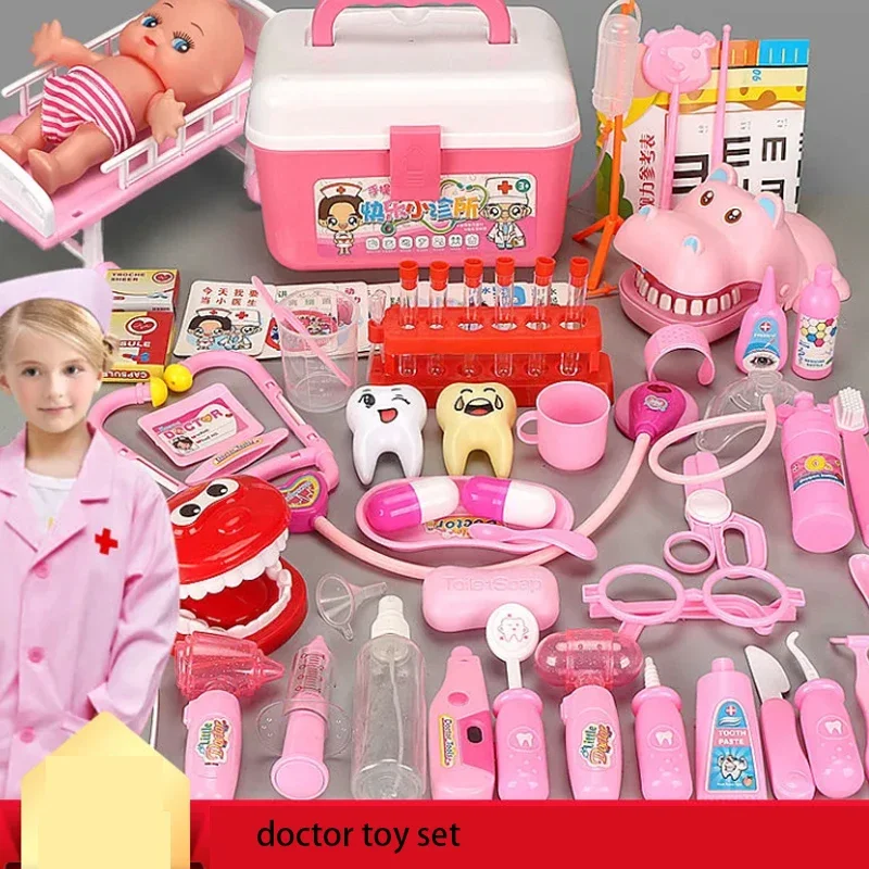 

Pretend Play Doctor Educationa Toys echometer for Children Medical Simulation Medicine Chest Set for Kids Interest Development