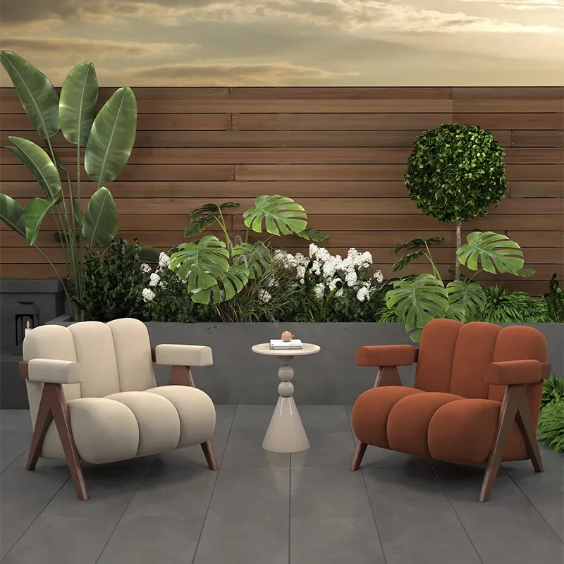 Comfortable Stylish Single Sofa Chair for Lazy Days Modern Designer Chair for Your Living Room and Balcony Lounge Chair