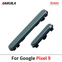 Enhanced Volume and Power Button Key Set Replacement (Pixel 9 Green)