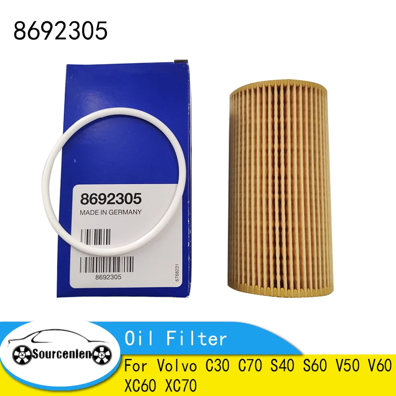 Car Oil Filter car oil filter,car filter for Volvo C30 C70 S40 S60 V50 V60 XC60 XC70 No. 8692305