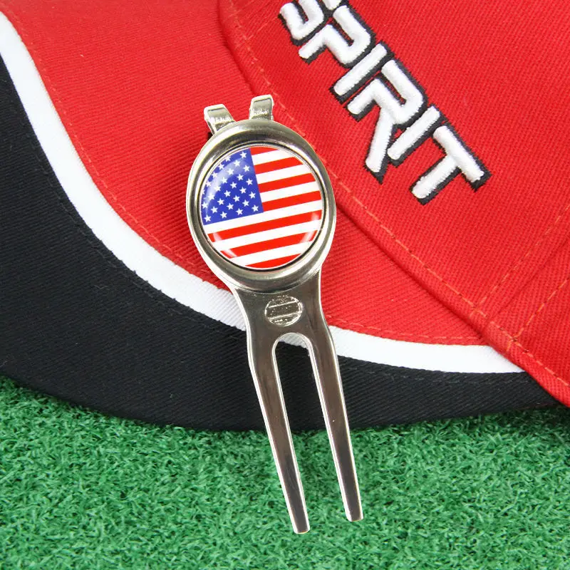 Golf Divot Repair Tool with Cleaner 4