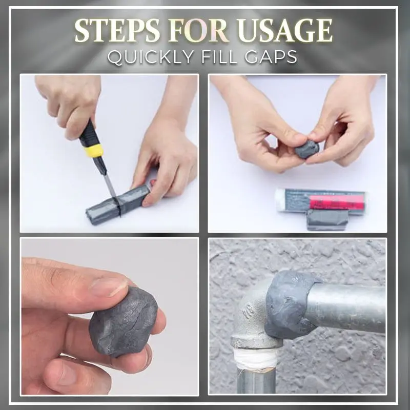 Fast Plugging Glue Stick Universal Pipe Leaking Quick Mending Gap Crack Holes Seal Repair Fill Metal Plastic Steel Mud For Home sealant paste epoxy putty repair