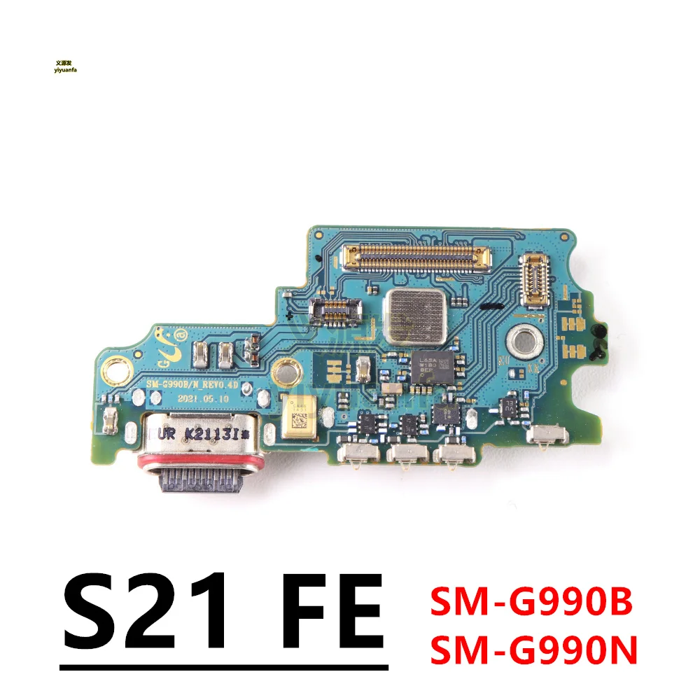 Для Samsung Galaxy S21 FE 5G G990B USB Micro зарядное устройство порт для зарядки док-станция коннектор материнская плата гибкий кабель слот для SIM-карты