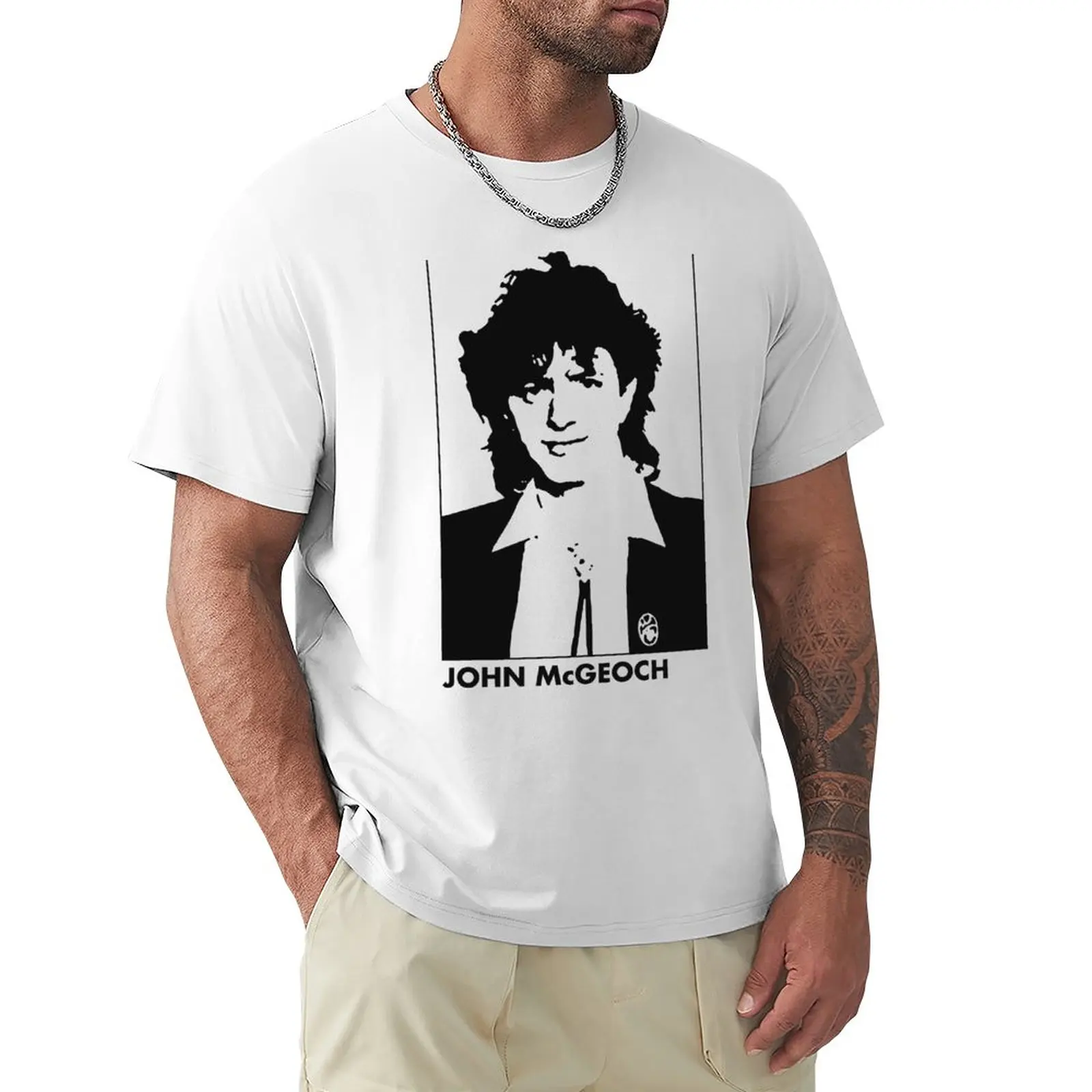 

John McGeoch T-Shirt Anime t-shirt vintage t shirt clothes for men