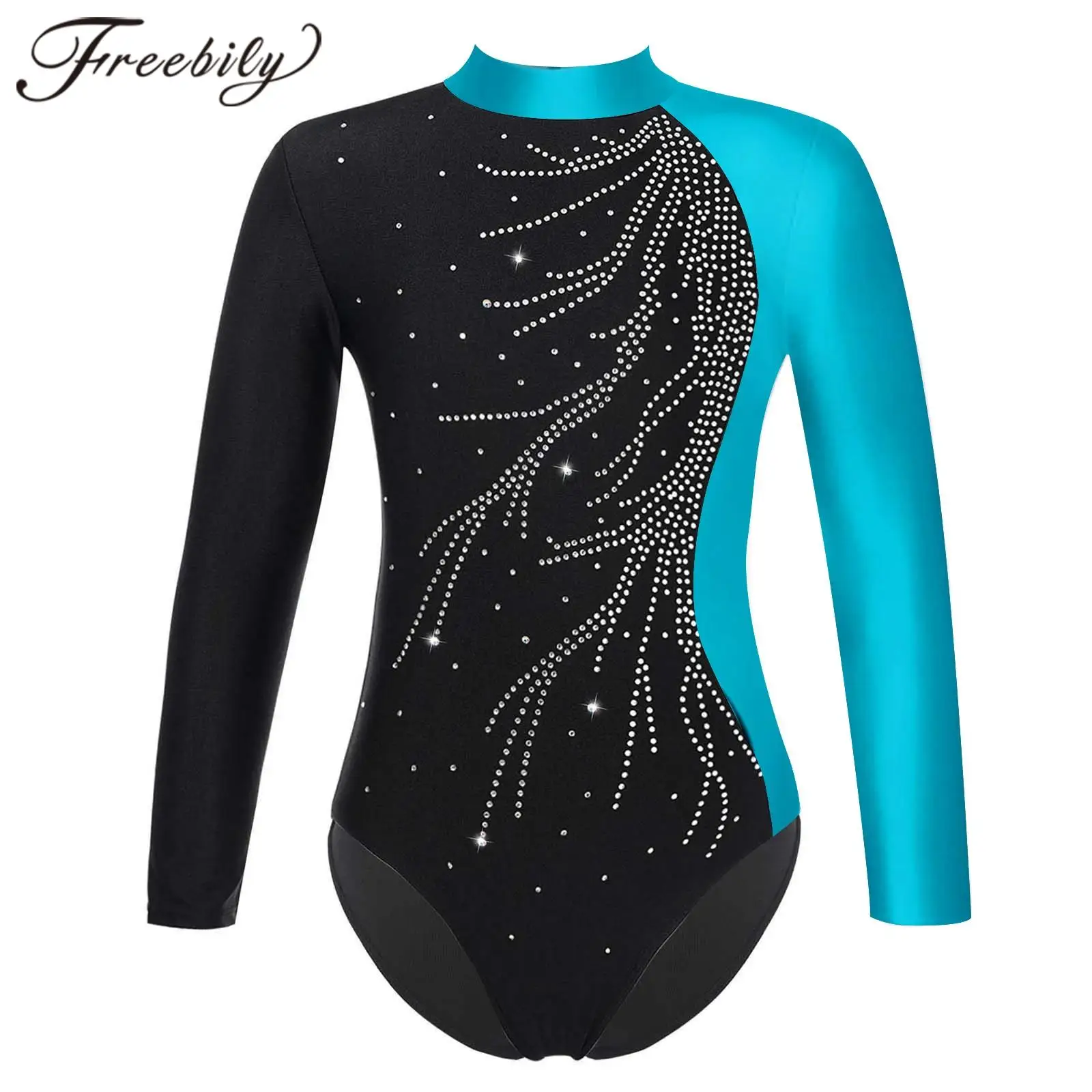 Children Dance Leotards Gymnastics Ballet Skating Jumpsuit