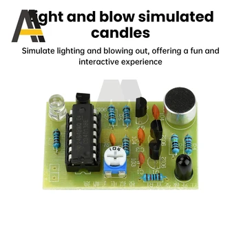 Kit di saldatura Kit di produzione elettronica fai-da-te Addestramento pratico per principianti Pratica di saldatura introduttiva Insegnamento del circuito