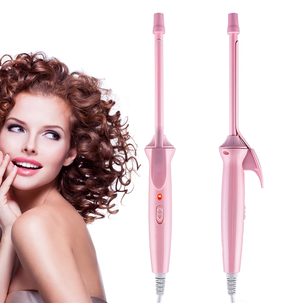Professional 9mm Curling Iron Ceramic Mini Hair Curler Super Slim Hair