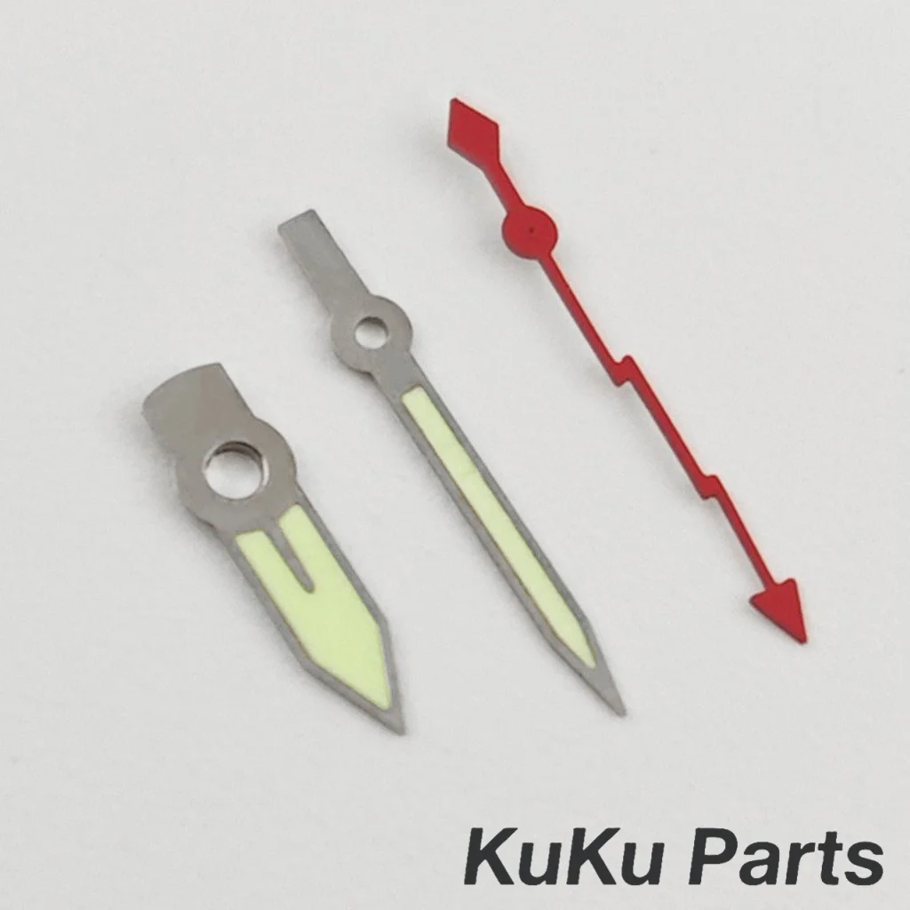 Green Super Luminous Lightning Second Hand for Watches - Precision Needle Pointer Parts