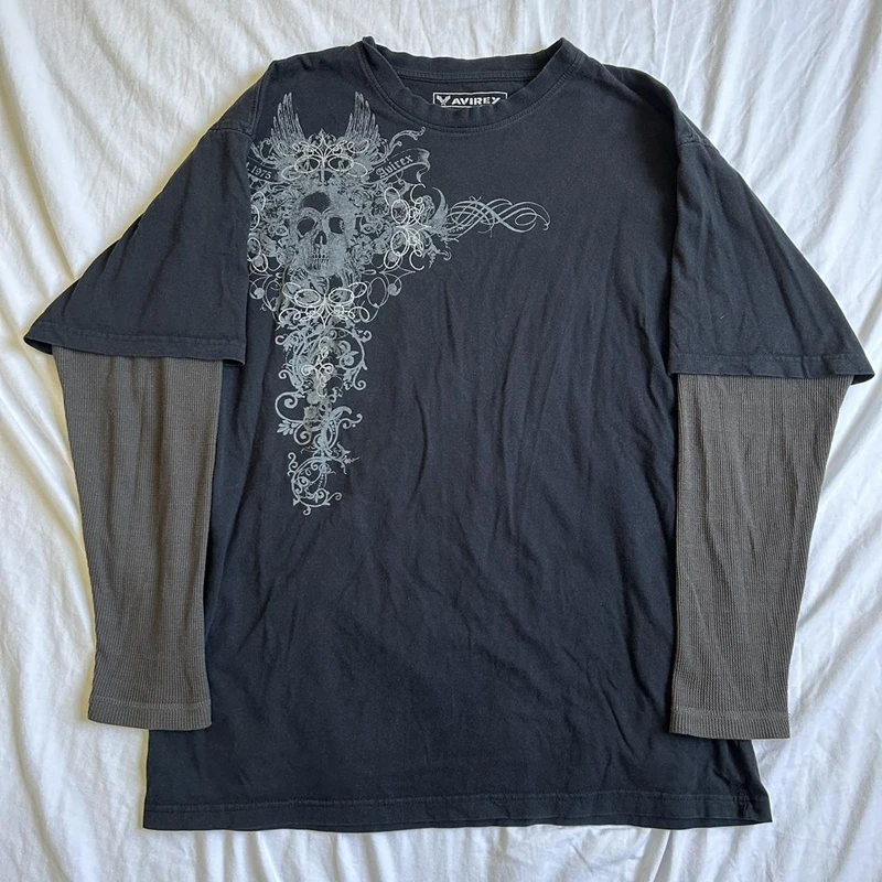 Camiseta Para Hombre Con Estampado 3D De Calavera Tops
