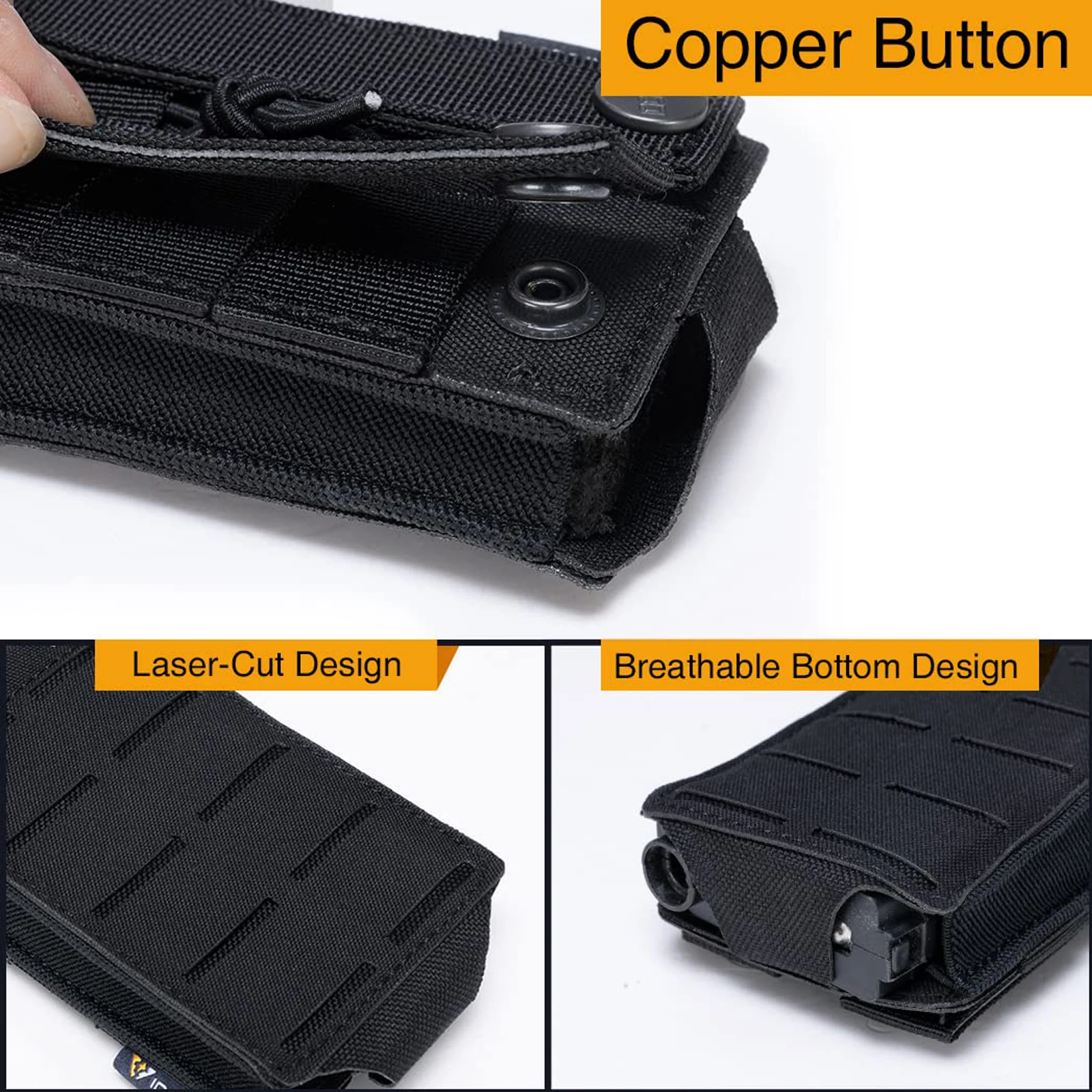 Nylon MOLLE Magazine Pouch for M4 M16 AR15 Rifle Magazines