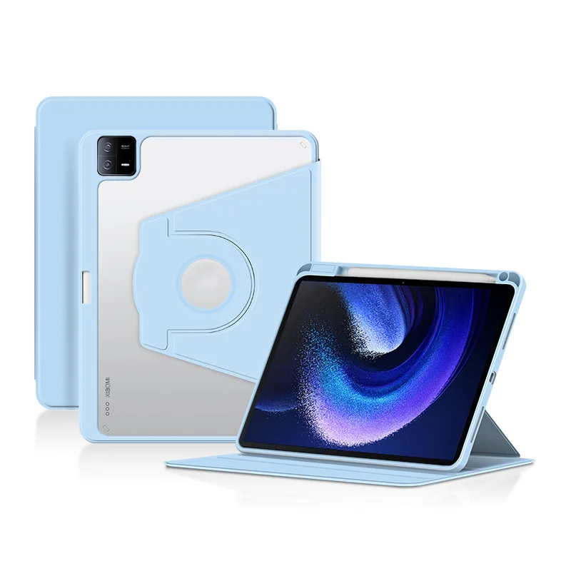 For Xiami Pad 6 Case 11 Tri-fold Magnetic Leather Stand Smart Cover For  Funda Mi Pad 6 Case For Xiaomi Mi Pad 6 Pro 2023 Cover - Tablets & E-books  Case - AliExpress