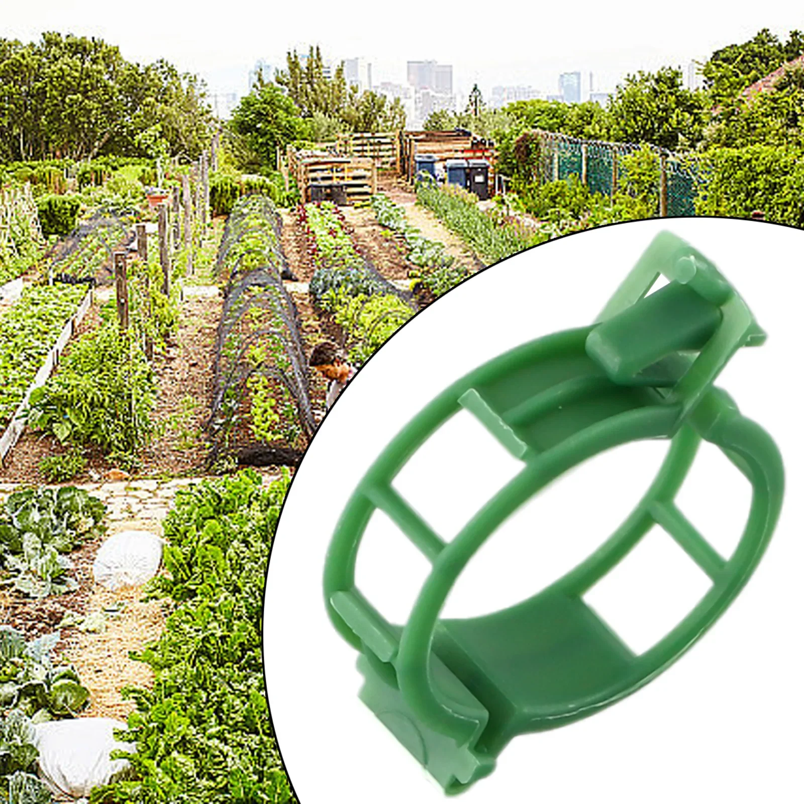 

Garden Vine Clip Plant Clips Reusable 100 Pcs Accessories Eggplants Hanging Planting Quick Release Replacements