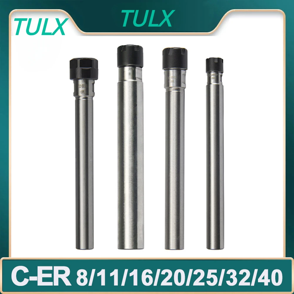 Tool Carrier Extension Rod ER Collet Chuck Holder CNC Milling TULX C6 C8 C10 C12 C16 C20 C25 C32 ER11 ER16 ER20 ER25/32