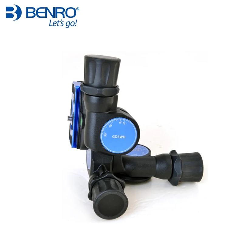 Benro GD3WH three-dimensional gear head PTZ magnesium alloy SLR photography tripod Panoramic photography head Three-way precise
