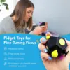 12 Sides Fidget Cube Toys Anti-Stress Antistress Sensory Toys For Children Kids Adults Autism ADHD OCD Anxiety Relief Focus 4