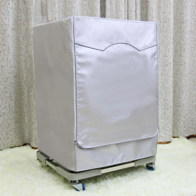 

Sunscreen Dust Proof Cover Washing Machine Cover Waterproof Case Washing Machine Protective Dust Front Load Wash Dryer S-L