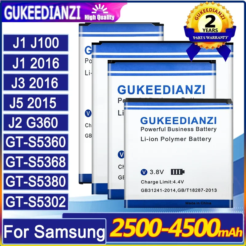 Batteria Eb-Bj120Cbe Per Samsung J1 J3 (2016) J120F/Per Galaxy J2 J5 Core Prime Win 2 Duos Express 3 S5360