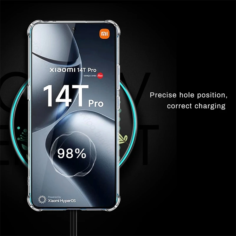 Clear Case for Xiaomi 14T 15T 17T Pro Slim Soft TPU Protective Shell Cover...