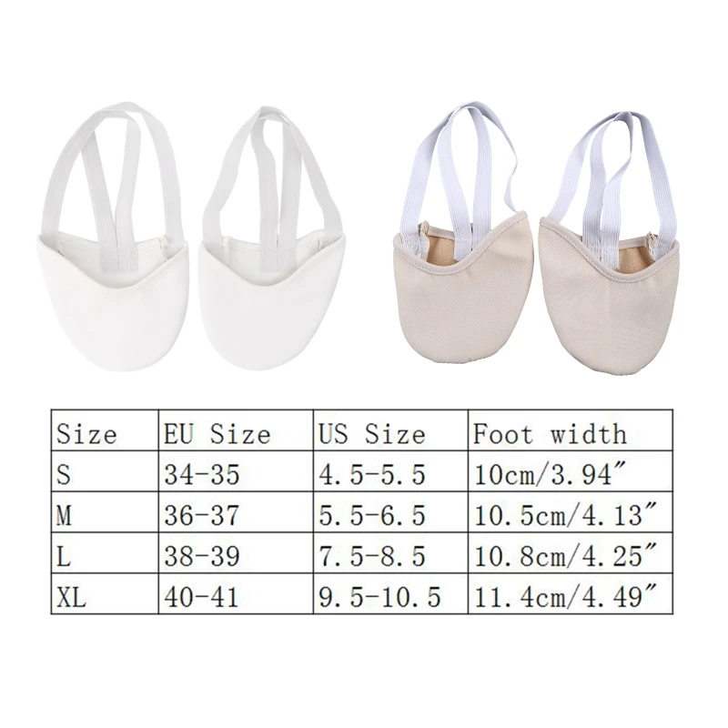 Half Faux Leather Ballet Pointe Dance Shoes Rhythmic Gymnastics Slippers