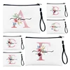 Letter Personalized Custom Name Cosmetic Makeup Bag Travel Kit Bags Teacher Appreciation Gift Small Cosmetics Pouch Pencil Case 1