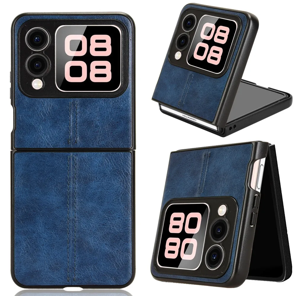 Luxury Calfskin PU Leather Hard Back Cover Case