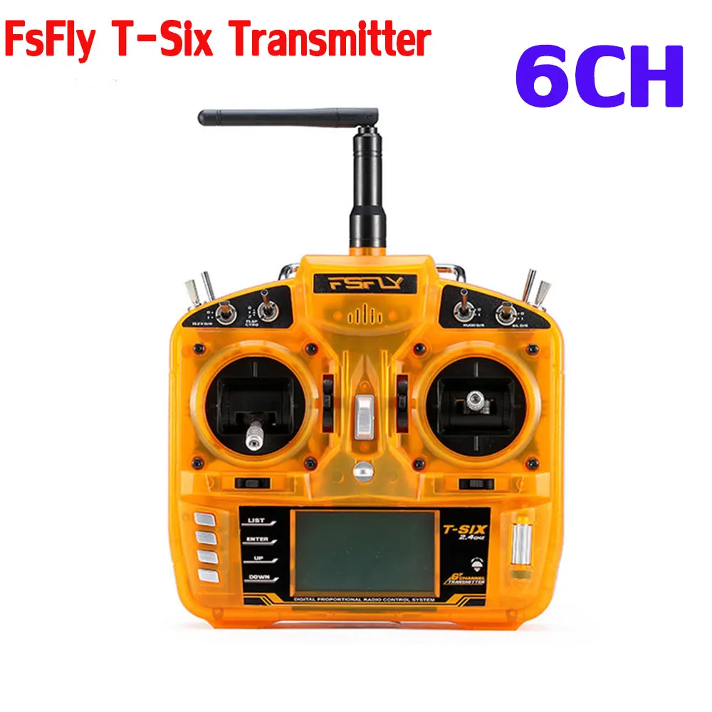 Fsfly 2.4ghz 6ch Rc Radio Transmitter Compatible Dsm2 Dsmx For