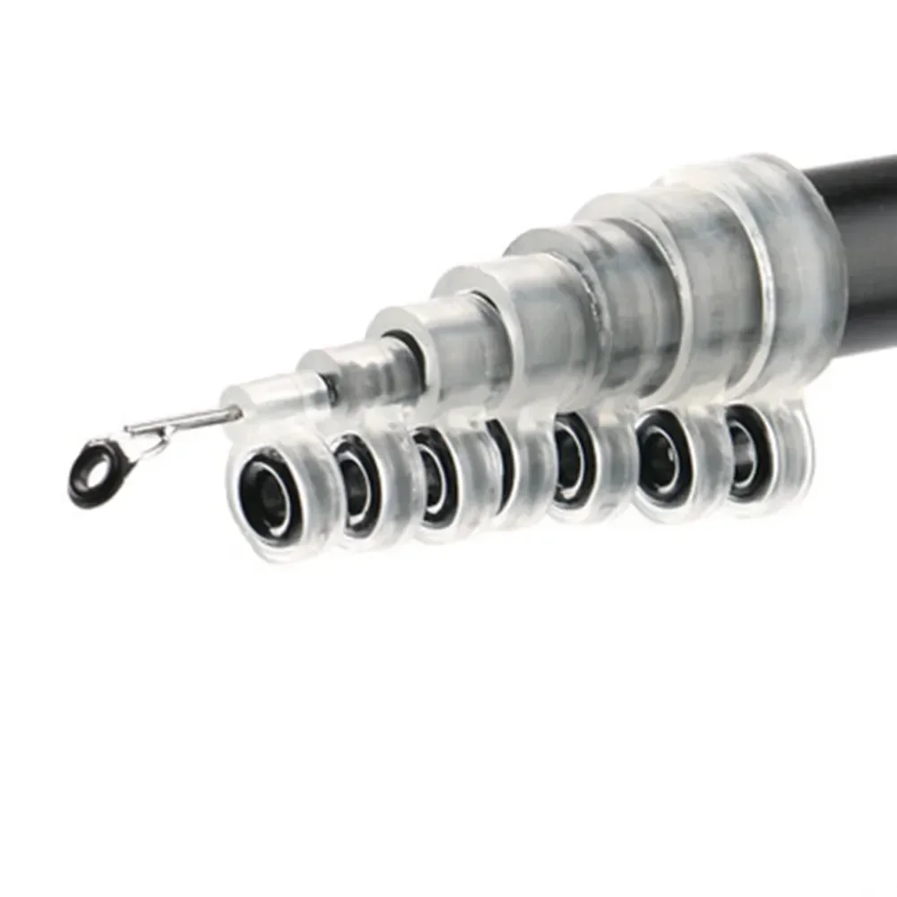 Outdoor Fishing Fishing Rod Wire Eye Ceramic O Ring Tip Silicone Universal For Rock Fishing/Beach High Quality