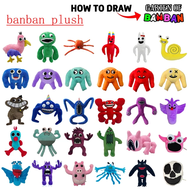 8PCS Garten of Ban Ban Plushies,Banban 3 Cuddly Garden of Bam Bam Plushies