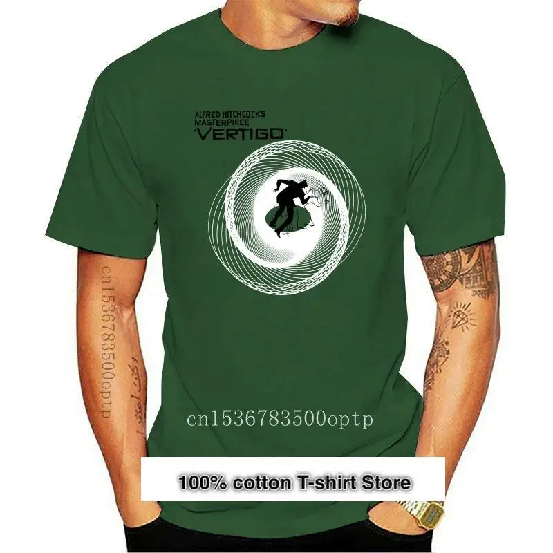Camiseta Ajustada Oficial De La Pelicula Vertigo Para Hombre, Camiseta De Talla Mediana Y Grande, Ropa De Casa De Los Caballeros