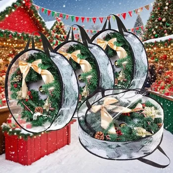 Durable Waterproof Christmas Wreath Storage Bag 1