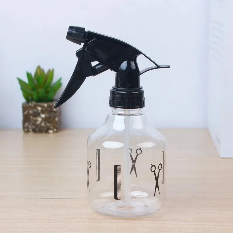 Hairdressing Spray Bottle Barber Hair Tools Water Sprayer High Pressure Refillable Bottles Plastic Watering Can 250ML