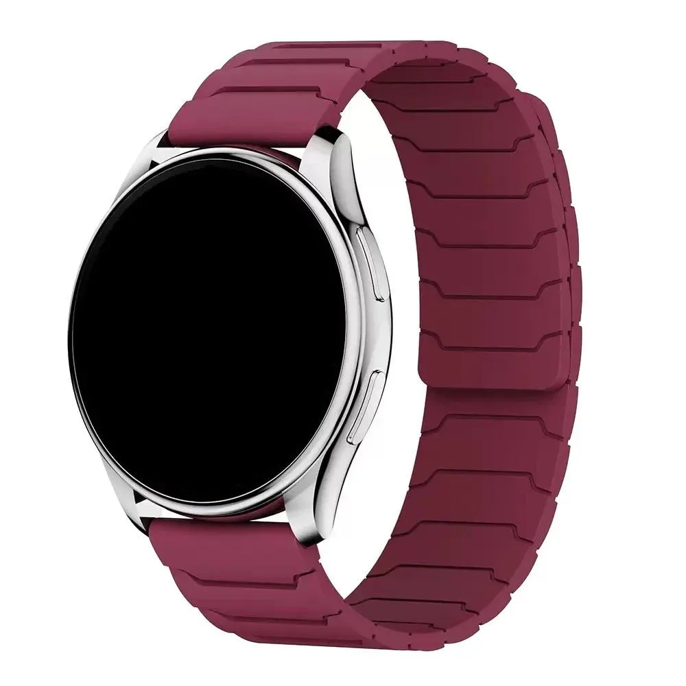 Magnetic Silicone Watchband Loop Strap Bracelet Belt