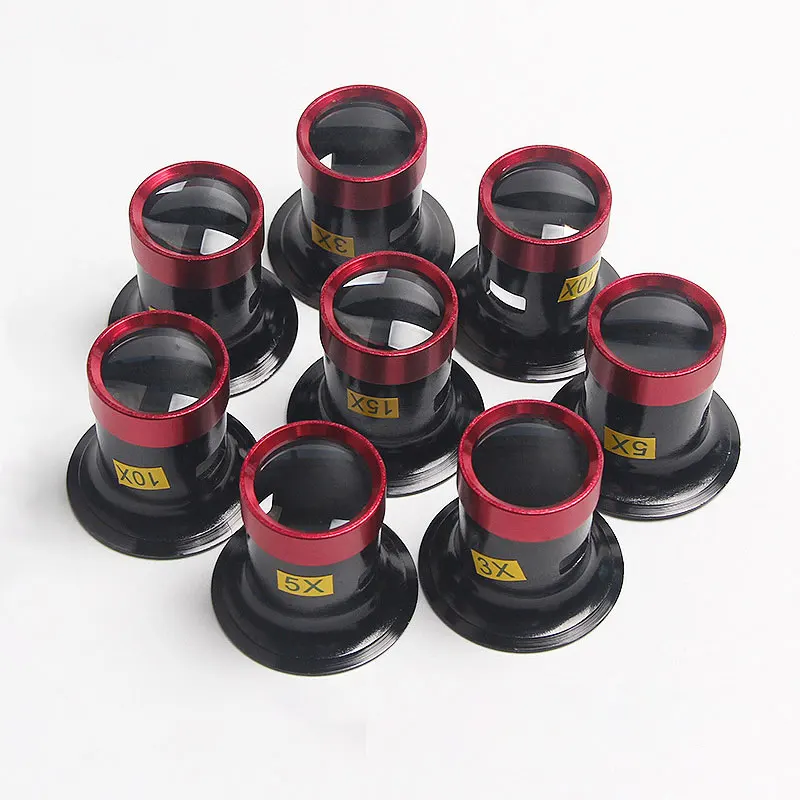 Lente D'Ingrandimento Per Orologiaio - 10X, Lega Alluminio, Design Portatile, Per Precisione E Riparazioni - Foto 3