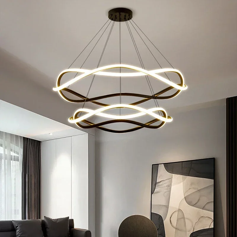 

Modern LED Pendant Light For Living Dining Room Hotel Bedroom Ceiling Chandelier Home Decoration Indoor Lighting Fixture Luster