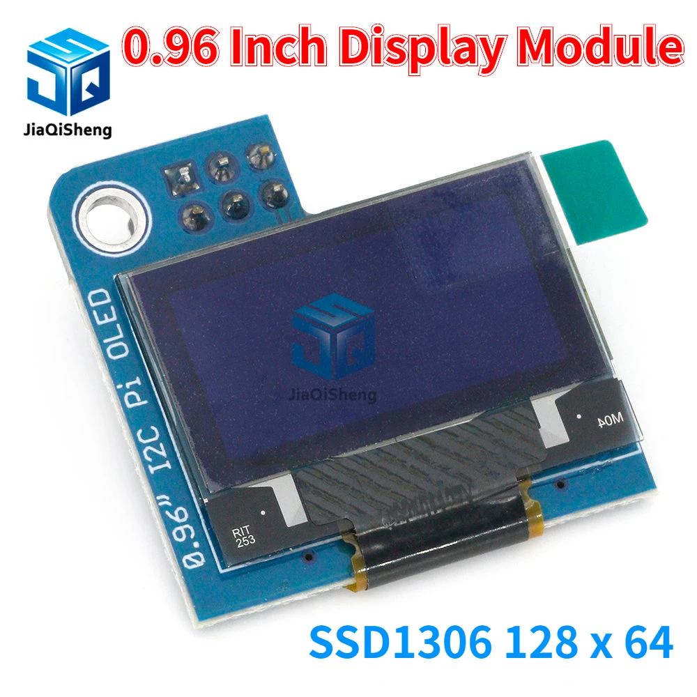 Raspberry P 0.96 Pollici Oled I2C Ssd1306 128X64 Modulo Display Schermo Blu Per Raspberry Pi 4B 3B Zero 2 W