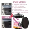150g Dual-Surface Shine&Repair Paste - Interior & Tire Gloss Restoration, Scratch Fix, Waterproof/UV Protection - All-In-One 4