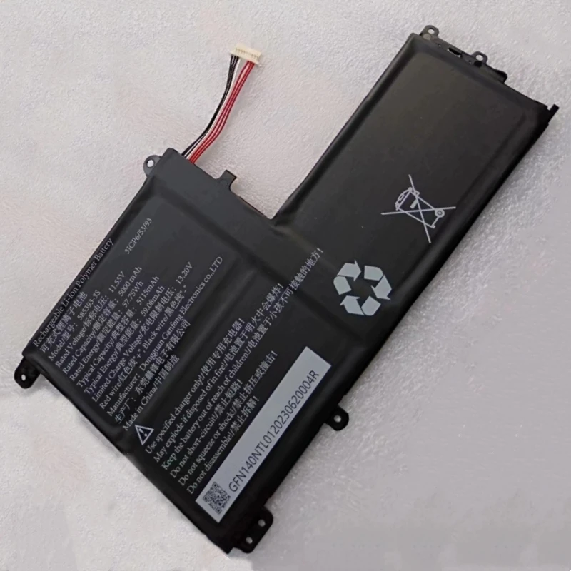 Nova Bateria 5853933s para Itel Espírito Gfn140ntl01 Laptop para H-book 15 T74e4w Mak4 T32e3w T52e4w Netbook Tablet pc